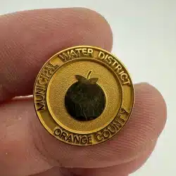 Municipal Water District of Orange County Tie Tack Pin - Gold Fill