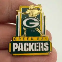 Green Bay Packers Lapel Hat Pin by Peter David - 1996