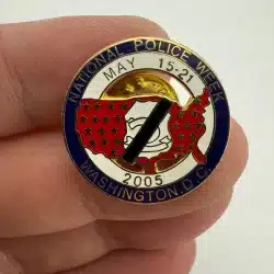 2005 National Police Week Washington D.C. Lapel Hat Pin