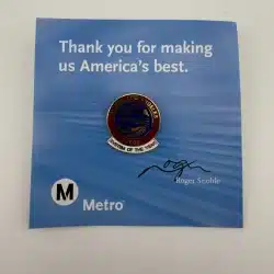 LACMTA Los Angeles Metro 2006 APTA System Of The Year Pin