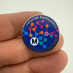 LACMTA Los Angeles Metro Pin - I PROVIDE EXCELLENCE IN SERVICE AND SUPPORT