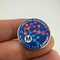 Alternative view of LACMTA Los Angeles Metro Pin - I PROVIDE EXCELLENCE IN SERVICE AND SUPPORT