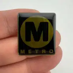LACMTA Los Angeles Metro Logo Pin