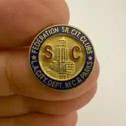 Los Angeles Department Of Recreation and Parks Fed. Of Senior Citizens Clubs Pin