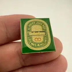 Alternative view of Vintage Heineken Lager Beer Pin - Brewed In Holland