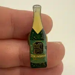 Vintage Lowenbrau Beer Bottle Pin