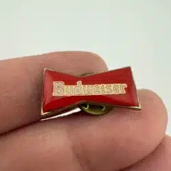 Alternative view of Vintage Anheuser-Busch Budweiser Beer Bowtie Pin