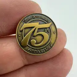 State Farm Mutual 75th Anniversary Lapel Hat Pin