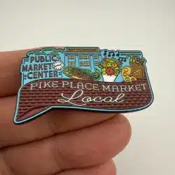 Alternative view of Pike Place Market Pin - Seattle, Washington