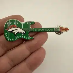 Denver Broncos Guitar Pin by Pro Specialties Group