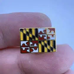 State Of Maryland Flag Pin