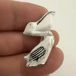 White Pelican Pin by GERRY's