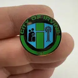 City of Irvine California 1971 Enamel Lapel Pin
