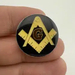 Masonic Square & Compasses Lapel Pin