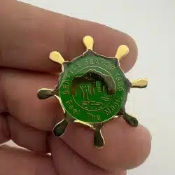 Vintage 1986 Seattle Seafair Feel the Magic Helm Pin