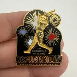 1999 Mo Vaughn Mo'llennium! Pin Exclusive Stadium Design - Anaheim Angels
