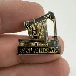 Oklahoma Oil Field Pump Jack Pin
