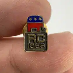 1969 RC Republican Committee Tie Tack Pin by Jostens