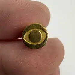 CBS Logo Tie Tack Pin - Marked CBS - Poor Condition