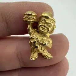 Vintage Bob's Big Boy Restaurant Mascot Pin Tie Tack - Nice Detail