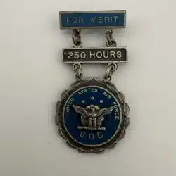 United States Air Force GOC Ground Observer Corps For Merit Pin - 250 Hours