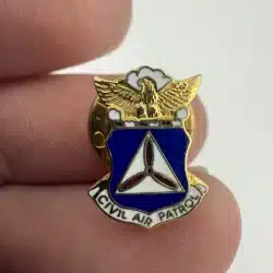 CAP Civil Air Patrol Crest Pin - Screwback Version