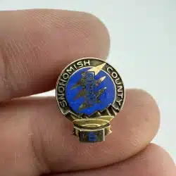 Snohomish County Washington PUD 5 Years Employee Service Pin - 1/10 10K GF