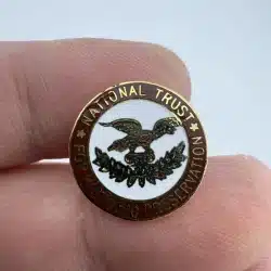 National Trust for Historic Preservation Pin with eagle