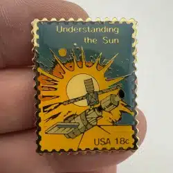 NASA Satellite Probes USPS 18c Stamp Pin - Understanding The Sun
