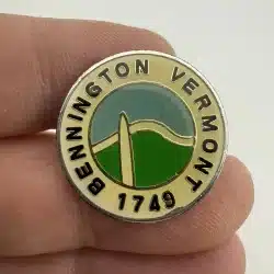 Bennington Vermont 1749 Travel Souvenir Pin