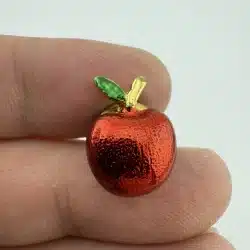 3D Red Apple Lapel Hat Pin - Great Gift For A Teacher