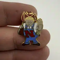 BPOE Elks Nebraska Cornhuskers Herbie Husker Mascot Pin - Chadron Lodge 1399