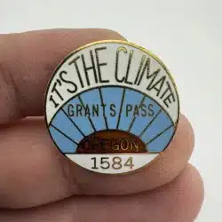Grants Pass BPOE Elks Lodge 1584 Tie Tack Pin - It's The Climate