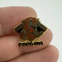 Prince George Cougars Pin - WHL Hockey - Gold Tone