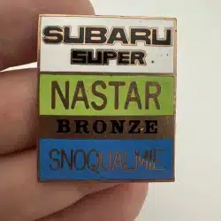 Snoqualmie Ski Area Nastar Bronze Award Pin - Sponsored By Subaru Super