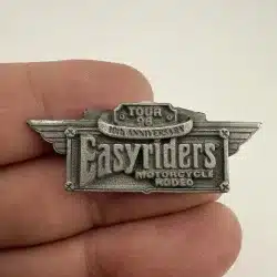 1996 Easyriders Motorcycle Rodeo Pin - 10th Anniversary