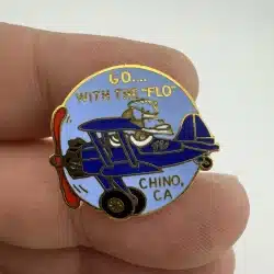 Flo's Airport Cafe Pin - Chino, California - Go... With The "Flo"