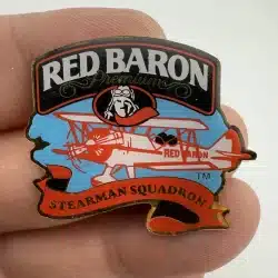 Red Baron Premium Stearman Squadron Pin