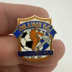 Orange FC Seahorses Logo Crest Pin - Southern California Soccer Team