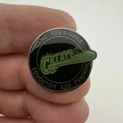 Vintage GREAT Gang Resistance Education and Training Pin