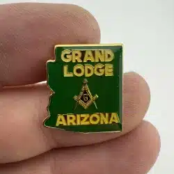 Masonic Grand Lodge Of Arizona Lapel Hat Pin