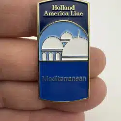 Holland America Line Mediterranean Lapel Hat Pin