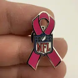 NFL Pink Ribbon Breast Cancer Awareness Pin