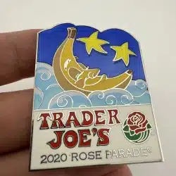 Alternative view of 2020 Trader Joe's Rose Parade Pin - Sleeping Banana Under The Stars
