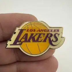 LA LOS ANGELES LAKERS LOGO PIN