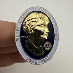 MD-4 California Lions Club Pin - Women Serving Together As Lions Since 1987