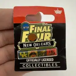 2012 NCAA Final Four Lapel Hat Pin *production flaw*