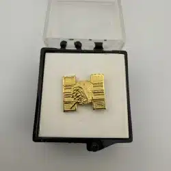 Vintage NASA Satellite Tie Tack Pin - Gold Tone