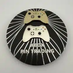 Microsoft Xbox Limited Edition 360 Controller Pins - Gold and Silver Tone - Rare