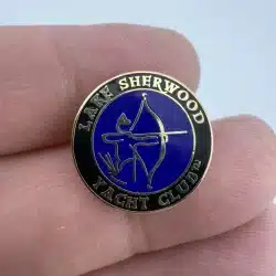 Lake Sherwood Yacht Club Pin - Duck With A Bow Hunting?